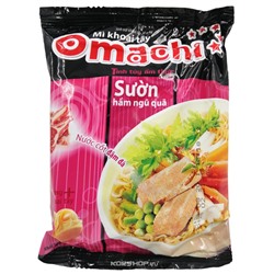 Яичная лапша б/п со вкусом свиных рёбрышек Suon Omachi, Вьетнам, 80 г