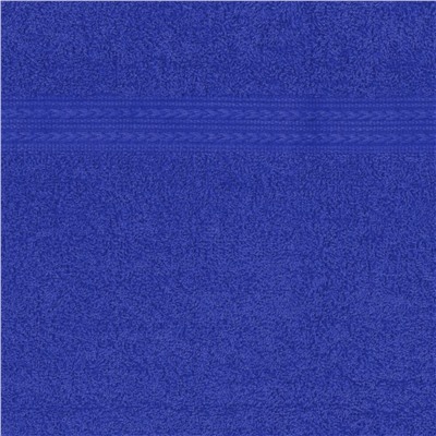 Полотенце махровое Вышний Волочек синий (пл.375)