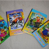 Четыре небольшие книжки для малышей с плотными страницами
