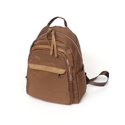 Рюкзак жен текстиль GF-6780,  1отд,  5внеш,  3внут/карм,  коричневый 256281