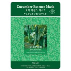 "Mijin" Cucumber Essence Mask Маска тканевая огурец, 23 мл