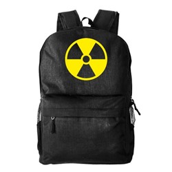 Рюкзак текстильный, молодежный "Радиация"