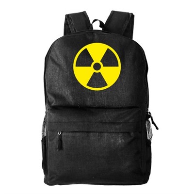 Рюкзак текстильный, молодежный "Радиация"