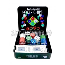 Набор для игры в покер в пластиковом кейсе BH038, BH038