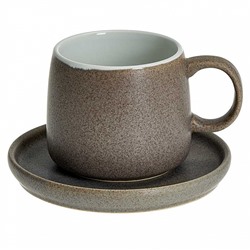 Набор чайный 2 предмета Ф19-102P/1 серый