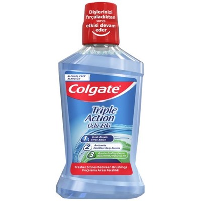 З.опол.Colgate Plax 500ml Тройное действие