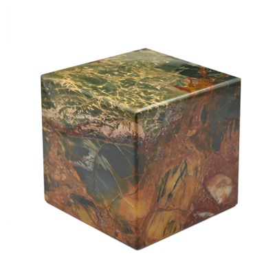 Куб из яшмы Пикассо 60*60мм