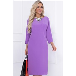 Платье фиолетовое с карманами