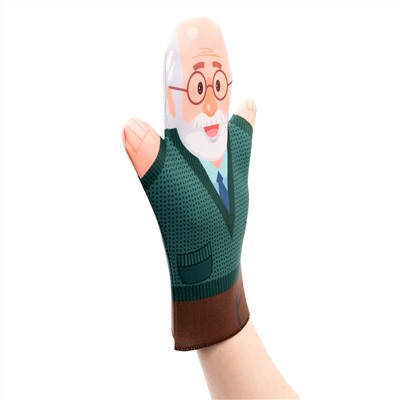 Кукла-перчатка «Дедушка Вова» для домашнего кукольного театра