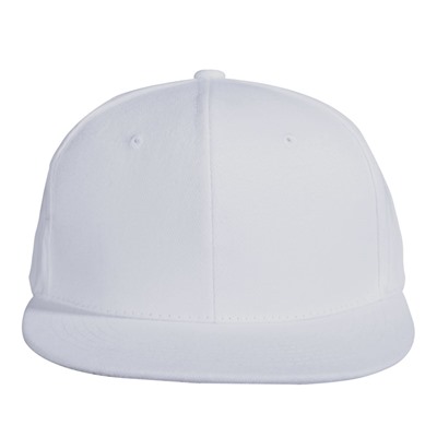 Бейсболка Unit Snapback с прямым козырьком, белая