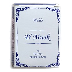 D'MUSK, Wala (Д'МУСК индийские масляные духи, Вала), ролик, 2,5 мл.
