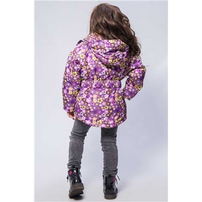 Куртка ДОНАТО фиолет цветы