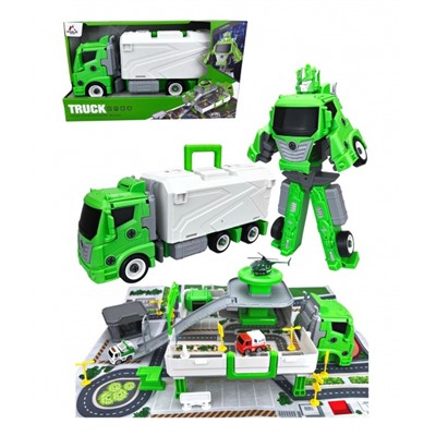 Kaile toys. Машина-трансформер "Охрана окружающей среды с парковкой" арт.ЛА140548