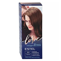 LOVE Крем-краска д/волос 7/7 тирамису (т.-русый золотистый) Estel