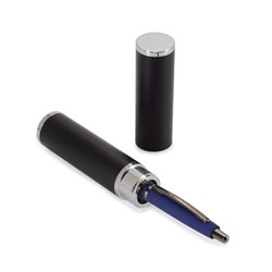 Ручка автоматическая шариковая 1.0мм в тубусе "SAN REMO" синяя, (корпус синий, футляр черный) 20-0249/032 Bruno Visconti