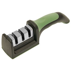 Точилка для ножей AK-3002 черная с зеленым