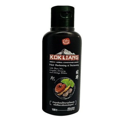 Kokliang Натуральный травяной шампунь для темных волос / Herbal Shampoo Hair Darkening & Thickening, 100 мл