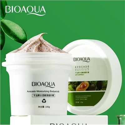 SALE! BIOAQUA Скраб для тела с маслом ши и авокадо , 100 гр.