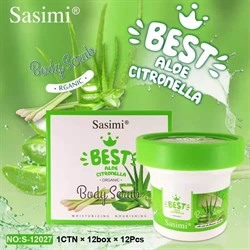 Скраб для тела Sasimi Best Aloe Citronella Boby Scrub 200ml