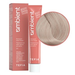TEFIA Ambient 10.877 Перманентная крем-краска для волос / Экстра светлый блондин интенсивный коричнево-фиолетовый, 60 мл