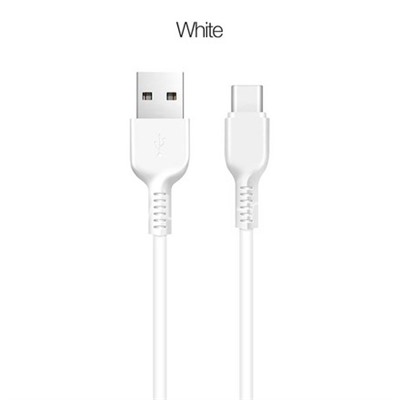 USB кабель для USB Type-C 2.0м HOCO X20 (белый)