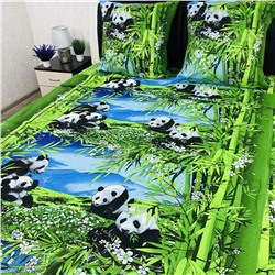 Постельное белье бязь дружные панды