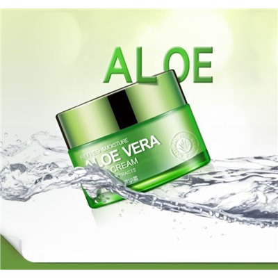 25%Освежающий и увлажняющий крем-гель для лица и шеи Aloe Vera, 50 гр.