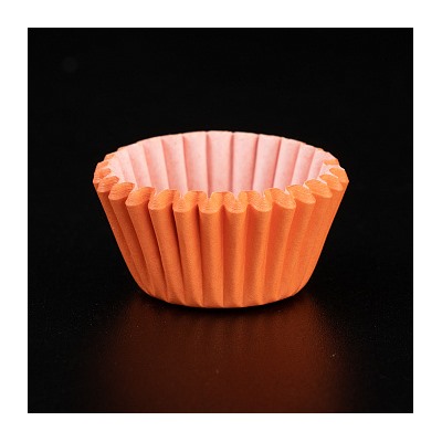 Капсулы бумажные для конфет Оранжевые 25*18 мм, 1000 шт