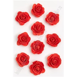 Головки цветов "Роза" 6 см (50 шт) SF-3001, красный