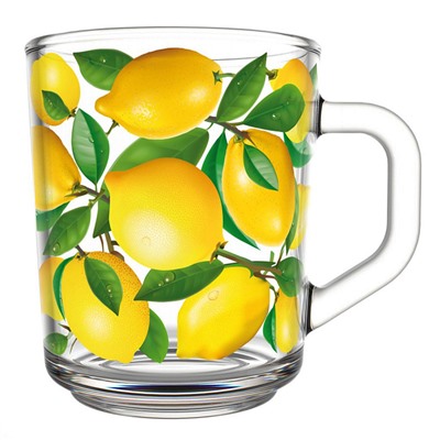 Кружка для чая 200 мл "Лимоны" 335-Д