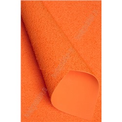 Фоамиран махровый 2 мм (10 листов) SF-1958, ярко-оранжевый №008