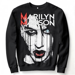 Свитшот "Marilyn Manson" (портрет)