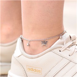 LUX утонченный браслет на ногу  «Взмах бабочки»