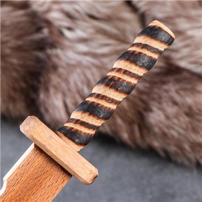 Сувенирное деревянное оружие "Нож самурая", 31 х 4,5 см, массив бука, микс