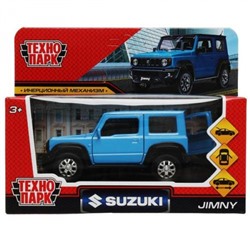 Модель Инерционная Технопарк SUZUKI JIMNY (11,5см, металл, открываются двери, синий, в коробке) JIMNY-12-BUBK, (Shantou City Daxiang Plastic Toy Products Co., Ltd)
