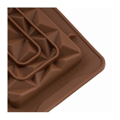 Форма силиконовая для шоколада "Калейдоскоп" 19*10см