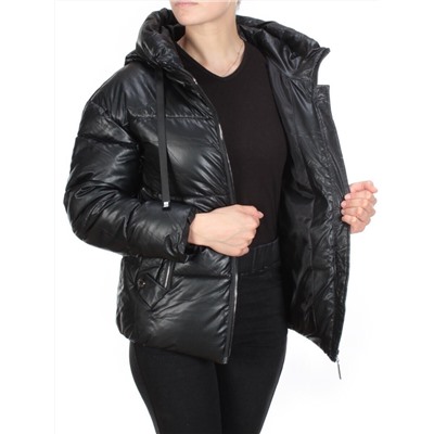 8073 BLACK Куртка демисезонная женская (130 гр. синтепон) размеры 44-46-48-50-52