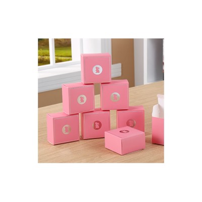 Набор из 9 коробок "Кролик" розовая