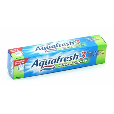 AQUAFRESH TOTAL Зубная паста 100ml  Mild Mint