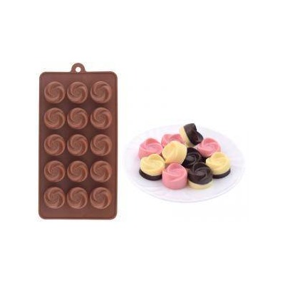 Форма для шоколадных конфет силиконовая "Розочки"