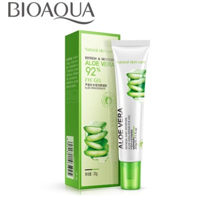 SALE! Гель-крем для кожи вокруг глаз с натуральным соком ALOE VERA, BIOAQUA, 20 гр.