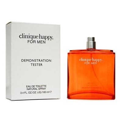 CLINIQUE HAPPY 100ml cologne Homme M~ БЕЗ УПАКОВКИ