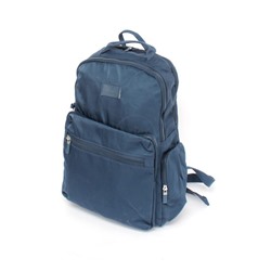 Рюкзак жен текстиль CF-0459,  1отд,  3внут+4внеш/ карм,  синий 256484