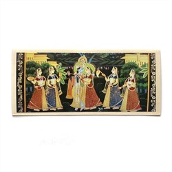 Подарочный индийский конверт КРИШНА И РАДХА (размер 18,5 х 8,5 см.), 1 шт.