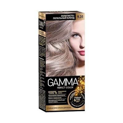 GAMMA Perfect Color Краска д/волос 9,31 золотисто-пепельный блонд