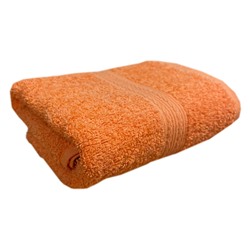 Полотенце махровое КОСИЧКА - оранжевый р-р 40х70