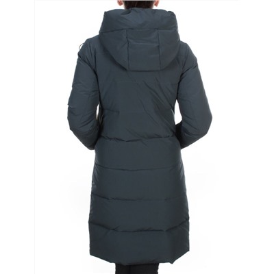 888 DARK BLUE Пальто зимнее женское VINVELLA (200 гр. холлофайбер) размеры 42-44-46-48-50