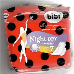 BIBI Super Night Dry Ультратонкие ( 6к. ) 7шт. АКЦИЯ! СКИДКА 7%