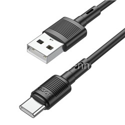 USB кабель для USB Type-C 1.0м HOCO X83 (черный) 3.0A
