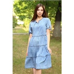 Платье 38012 (Голубой)